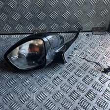 2012 PEUGEOT 206 PASSENGER SIDE WING MIRROR BLACK 0211047 #2