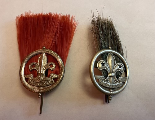 Two vintage boy scout - scout, red