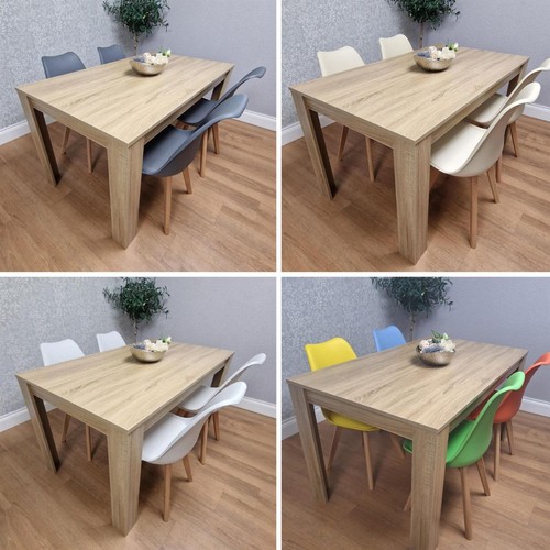 Dining table and plastic - and, 4