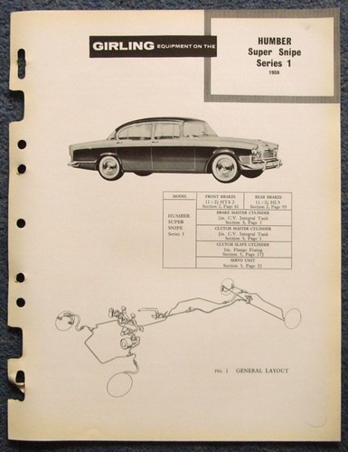 Humber super snipe - super, girling