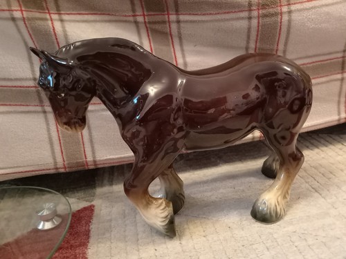 Vintage shire horse ornament - vintage,