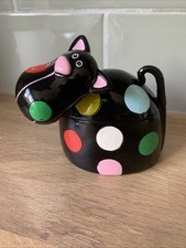 Black Spotty Cat Trinket Box