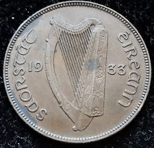 Ireland 1933 | Irish 1d | Irish One Penny  | KM.3 | High Grade