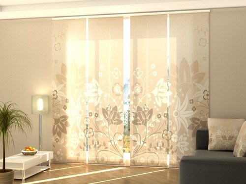 Panel track blinds for sliding - panel,