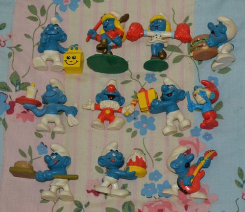 Vintage bundle mcdonalds - vintage, smurf