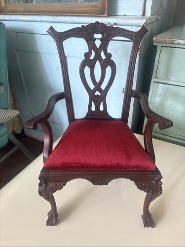 Chippendale carved mahogany - chippendale,