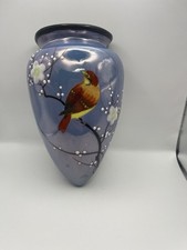1940s Lusterware Wall Pocket T & T Japan Cardinal Magnolia Porcelain Vtg Vase