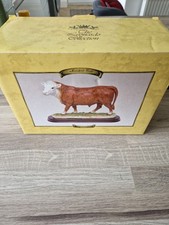 The Leonardo Collection Hereford Bull Figurine (1993) New Sealed