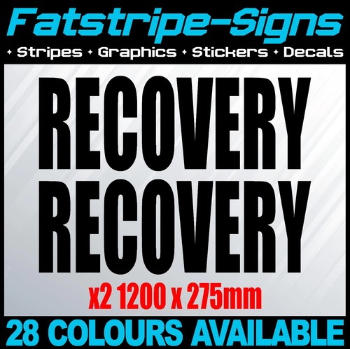 Recovery truck stickers - recovery,