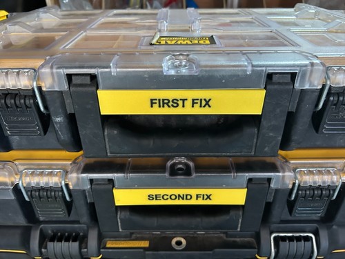 Custom tray labels for dewalt - tray,