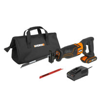WORX Powershare Cordless Reciprocating Saw 20V x1 2.0Ah Battery & Charger WX500