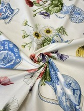 Jane Churchill Vintage Fabric Remnant Porcelain Garden 1.5 Metres