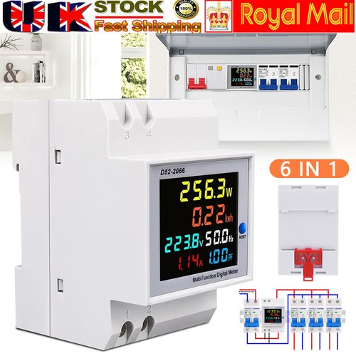 Lcd digital din - digital, din-rail