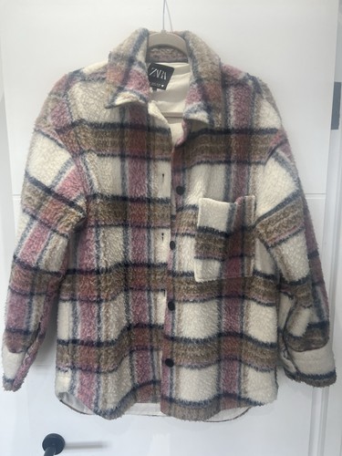Zara teddy coat woman size - zara,