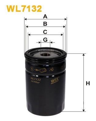 Oil filter wix - wix, wl7132