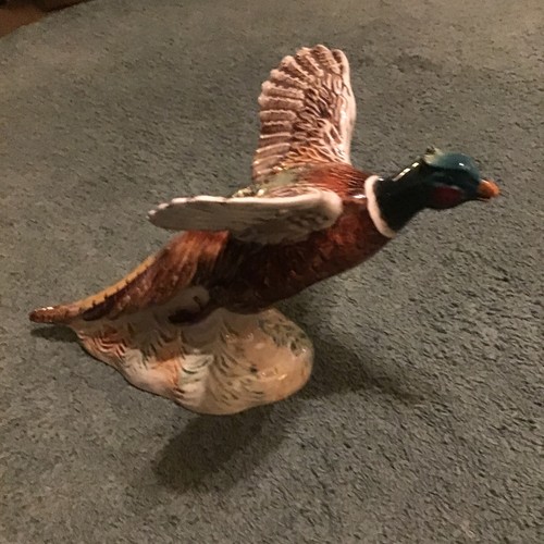 Beswick pheasant flying - pheasant,
