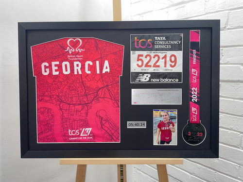 Marathon shirt frame medal - marathon,