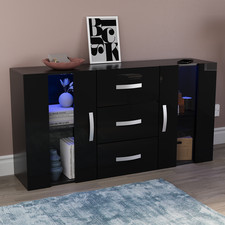 Modern LED Sideboard 2 Door 3
