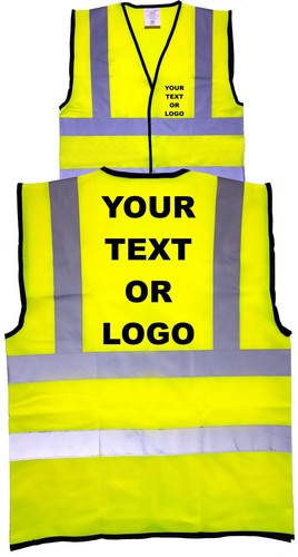 Vis personalised printed hi - vis,