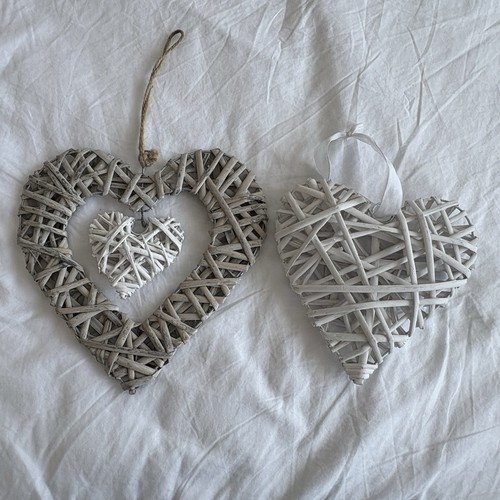 Rustic wicker heart - wicker,
