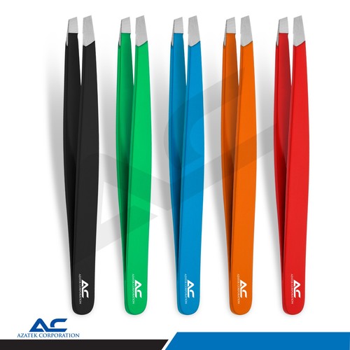 Azatek eyebrow hair tweezers - azatek,
