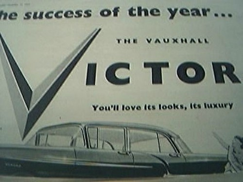 Ephemera 1950s victor advert - 1950s,