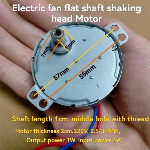 Electric fan oscillating - electric, head