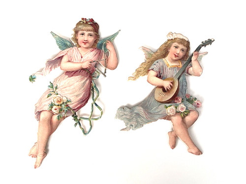 Victorian die cut scraps - victorian,
