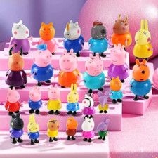 25Pcs Peppa Pig Family Friends Emily Action Figures Toys uk stock