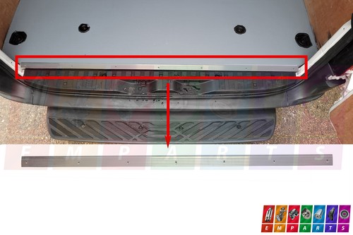 Rear door protective strip - door,