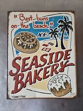 Seaside Bakery Metal Sign
