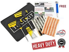 Tyre Tire Puncture Repair Kit Emergency Bike Car Motorcycle Van Tubeless Strips