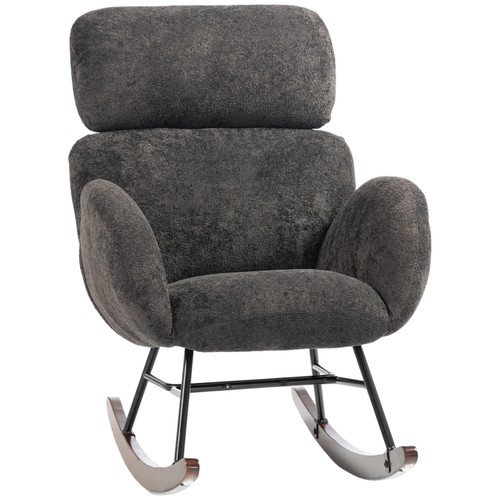 Homcom rocking chair with - homcom,