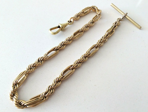 Vintage pocket watch chain - vintage,