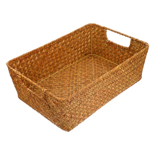 Woven storage basket - basket, bread