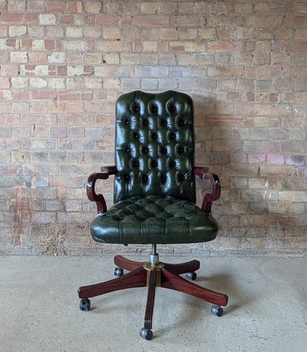 Vintage green leather - green,