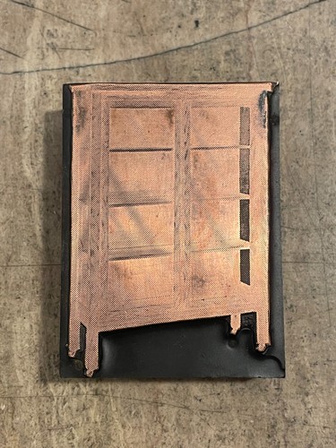 Printing letterpress block - letterpress,