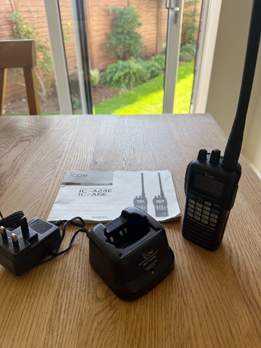 Icom a6e vhf air - air, band