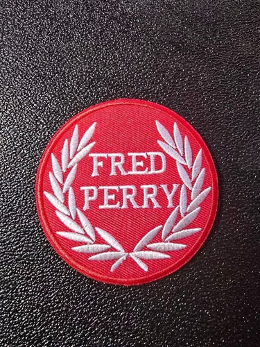 Fred perry embroidered patch - fred,