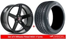 Alloy Wheels & Tyres 19" Axe EX18 For Saab 9-3 [Mk2] 03-14