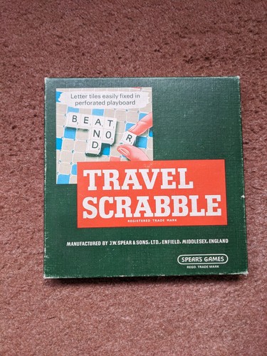 Vintage travel scrabble - travel,