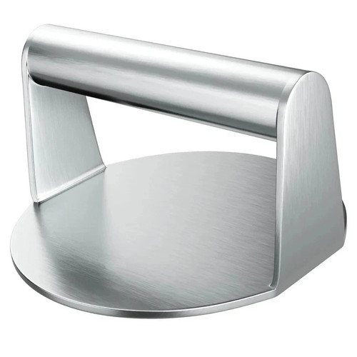 Burger press round stainless - press,