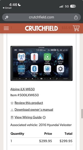 Alpine ilx w650 din - alpine, 2