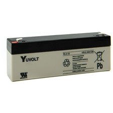 Yuasa Yuvolt Yucel Valve Regulated Lead Acid SLA Battery 12V 2.3Ah
