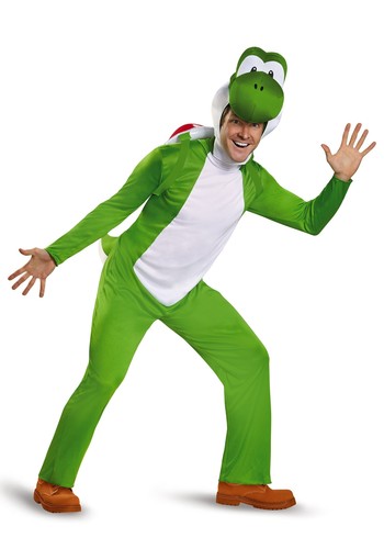 Deluxe adult yoshi costume - adult,