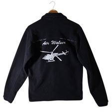 Lowe Alpine Air Walser Helicopter Embroidered Fleece Jacket Size M/L