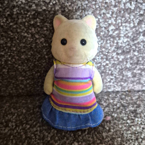 Cat dollhouse figure - dollhouse,