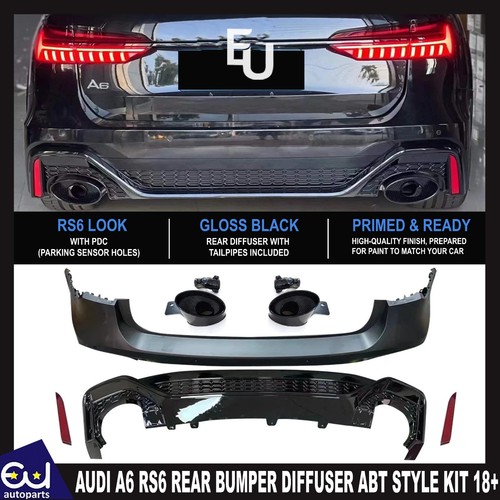 Rs6 abt conversion rear bumper - abt,