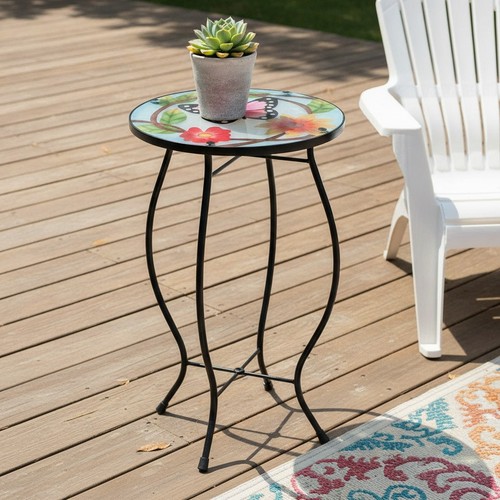 Mosaic garden table butterfly - mosaic,