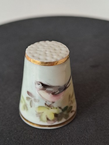 Royal worcester bird thimble - royal,